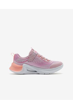 کفش اسنیکر صورتی بچه گانه چسبی Skechers - کد 922379178