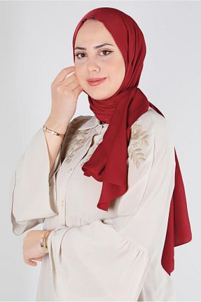 شال قرمز زنانه پلی استر Alvina - کد 798335241