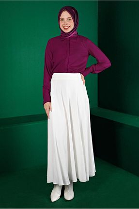 بلوز حجاب بنفش زنانه رگولار Alvina - کد 796282200