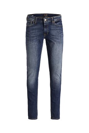 شلوار جین آبی مردانه پاچه لوله تفنگی Jack & Jones - کد 921656248