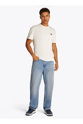 شلوار سفید مردانه رگولار Tommy Jeans - کد 921656293