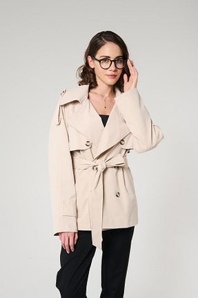 ترنچکت بژ زنانه پلی استر ZYRAH - کد 900823388
