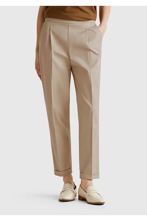 شلوار بژ زنانه بافتنی United Colors of Benetton - کد 921666628
