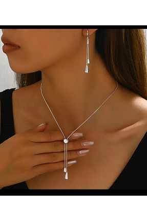 گردنبند جواهر زنانه فلزی elyius - کد 921678841