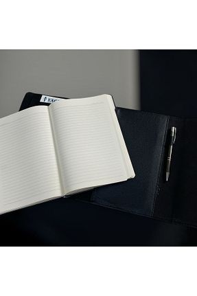 دفتر مشکی چرم وگان Eren Ofis - کد 922387310