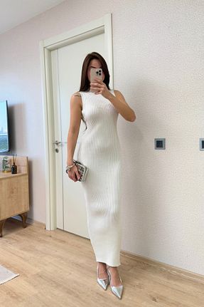 لباس سفید زنانه بافت Deppot - کد 921677484