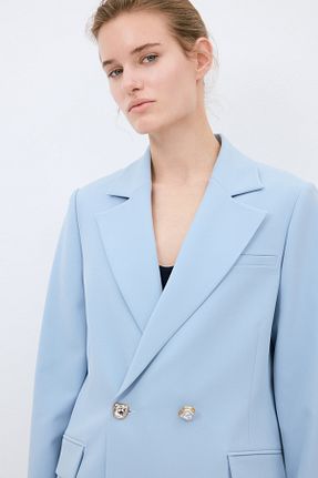 کت آبی زنانه Fitted adL - کد 921681529