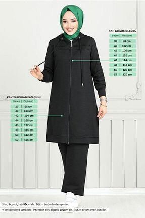 ست بالاتنه و پائین تنه مشکی زنانه بافتنی ModaMerve - کد 898893659