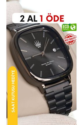 ساعت مچی مشکی مردانه 41-45 میلی متر WATCHOFROYAL - کد 920089758