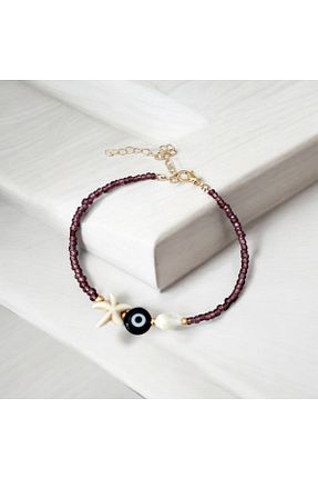 خلخال جواهر رنگی زنانه منجق bag collar co - کد 921677351