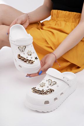 دمپائی سفید زنانه EVA Moda Frato - کد 906083982