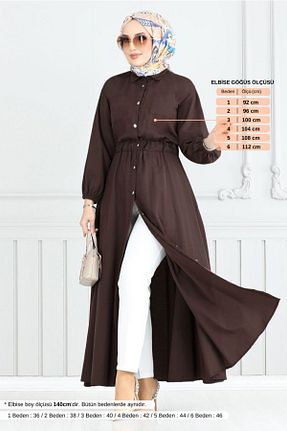 ترنچکت قهوه ای زنانه پنبه ای ModaMerve - کد 902956318