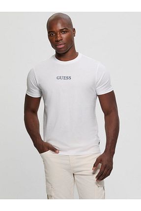 تیشرت سفید مردانه رگولار Guess - کد 890454490