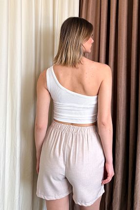 بلوز سفید زنانه اسلیم فیت ModaPlaza - کد 921696730