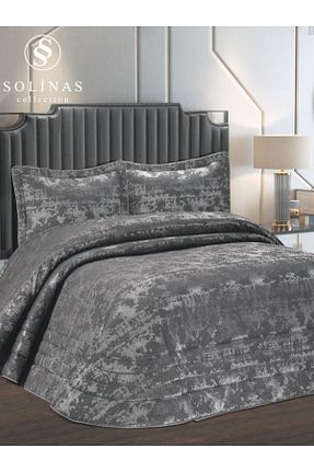 روتختی دونفره طوسی پلی استر Solinas Collection - کد 827576229
