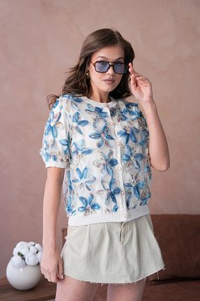 رویه آبی زنانه رگولار Park Karon - کد 922408739
