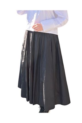 دامن مشکی زنانه پارچه HG - کد 921719163