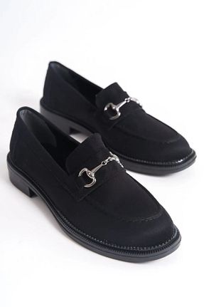 کفش لوفر مشکی زنانه پلی اورتان Shoesers - کد 922429455