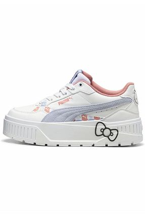 کفش اسنیکر بنفش زنانه بند دار Puma - کد 886841907