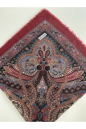 روسری زرشکی پنبه ای poloist - کد 921722479