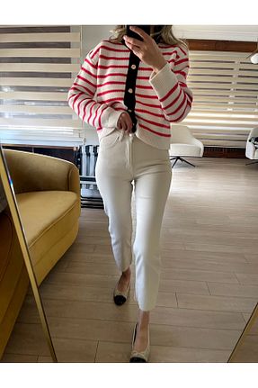 شلوار جین نباتی زنانه فاق بلند norella - کد 921720613