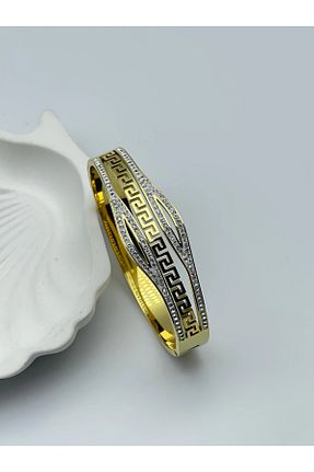 دستبند استیل (فولاد) خاکی زنانه استیل ضد زنگ İNN JEWELLERY - کد 921752525
