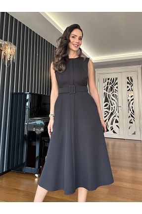 لباس مشکی زنانه بافتنی Atelier Derin - کد 921754091