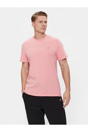 تیشرت بژ مردانه یقه دوچرخه Tommy Hilfiger - کد 921760696