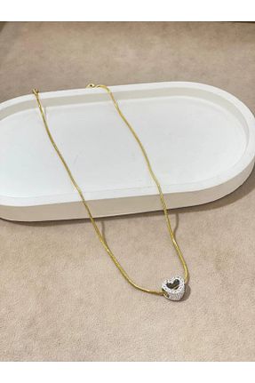 گردنبند استیل ( فولاد ) بنفش زنانه فلزی İNN JEWELLERY - کد 921765145