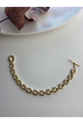 دستبند استیل (فولاد) طلائی استیل (فولاد) XUPİNGS - کد 921771838