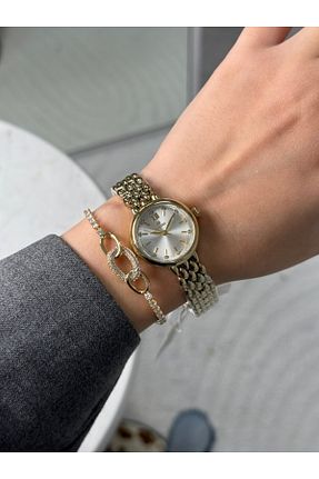 ساعت مچی طلائی زنانه استل (فولاد) RoseandRoses - کد 921772216