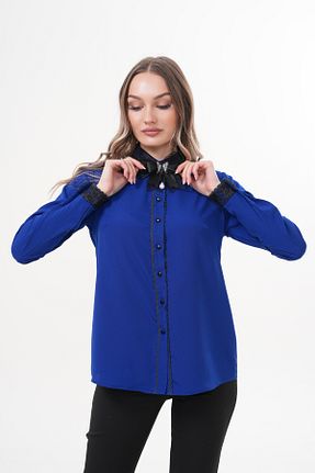 پیراهن سایز بزرگ سرمه ای زنانه سایز بزرگ Loom Boutique - کد 921771996
