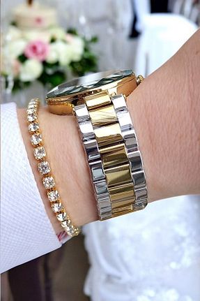 ساعت مچی طلائی زنانه 31-35 میلی متر Daniel Klein - کد 922443669