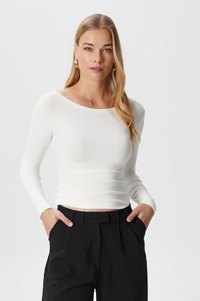 بلوز نباتی زنانه ساده Ritnice - کد 899744517