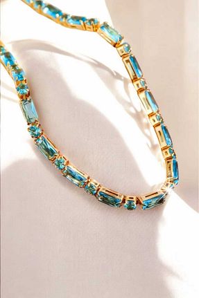 دستبند استیل (فولاد) فیروزه ای زنانه سنگ Atölye Olcay Eser - کد 921788350