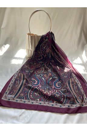 شال زرشکی زنانه پنبه پلی استر ALFA AKSESUAR 03 - کد 921252523