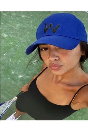 کلاه آبی زنانه w white stars sports & wear - کد 921795070