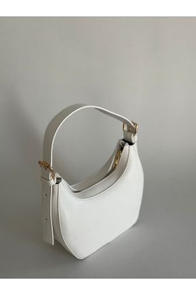 کیف دوشی سفید زنانه چرم مصنوعی Boutiquehaki - کد 921798030
