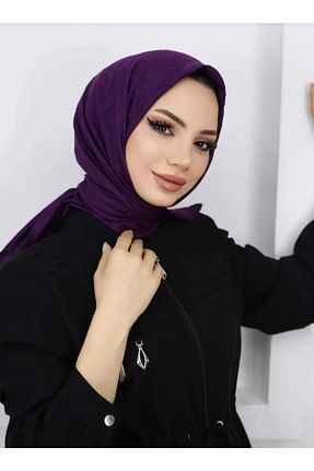 روسری بنفش پنبه ای Butik - کد 921820191