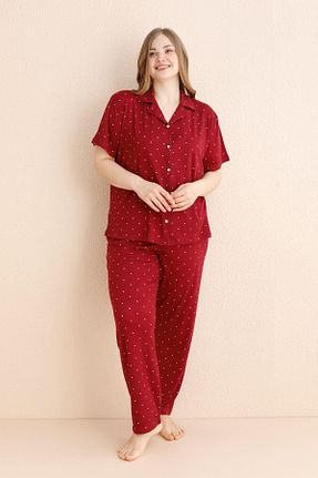 ست لباس راحتی سایز بزرگ رنگی زنانه ساده Pijamaevi - کد 921828242