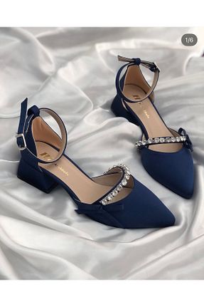 کفش مجلسی سرمه ای زنانه چرم مصنوعی ALNASER MODA - کد 921825494