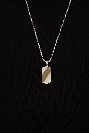 گردنبند استیل ( فولاد ) قهوه ای مردانه استیل ضد زنگ Fjellor - کد 905489700