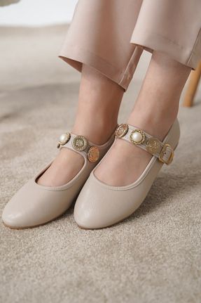 بابت بژ زنانه چرم مصنوعی luuq shoes - کد 921830514