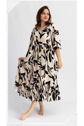 لباس سایز بزرگ نباتی زنانه %100 پنبه BYB - کد 921831866