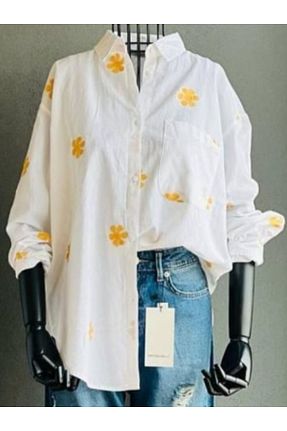 پیراهن سفید زنانه اورسایز ERTULTEXTILE - کد 921833848