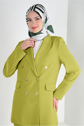 روسری خاکی پلی استر Alvina - کد 799159526