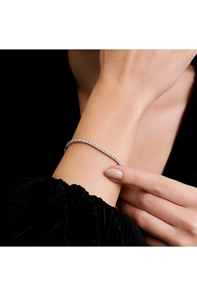 دستبند نقره زنانه 925 عیار carrot silver - کد 921881833