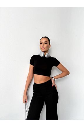 ست کرمکن اسپرت مشکی زنانه مخلوط پلی استر sportiness - کد 922462842