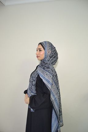 شال آبی زنانه پلی استر Karaca - کد 897948090