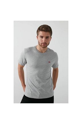 تیشرت طوسی مردانه رگولار Levi